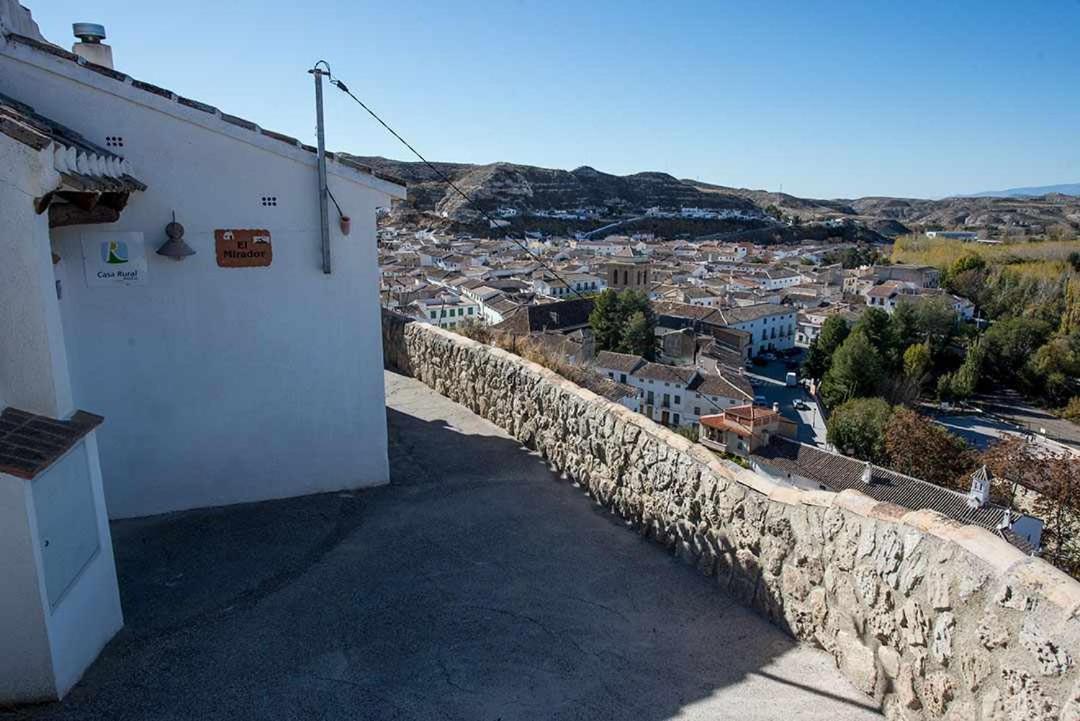 Casas Cueva el Mirador de Galera Exterior foto